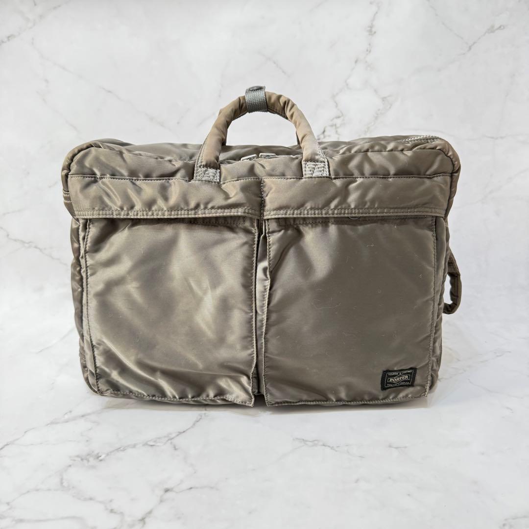 H*N様 PORTER ポーター タンカー 3wayブリーフケース シルバーグレ