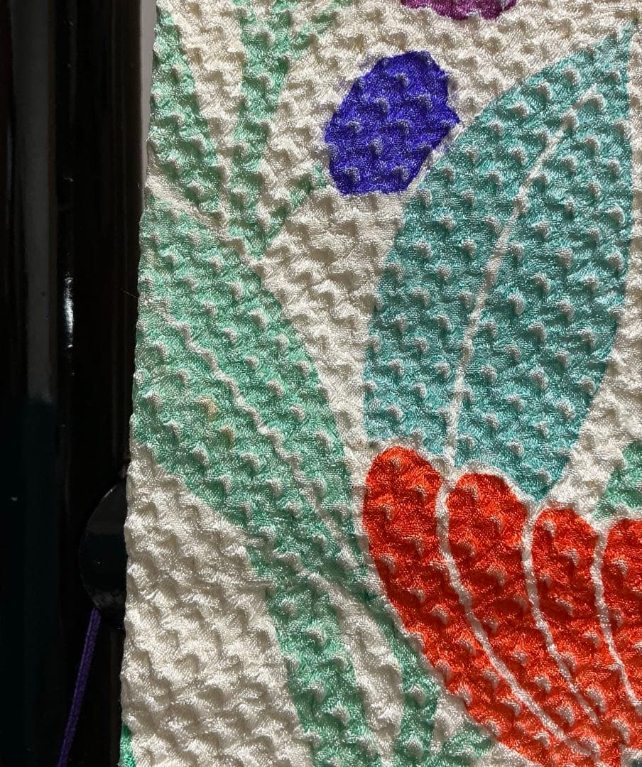 b86 藤娘きぬたや　本総絞り　振袖　正絹　棒衿　着物