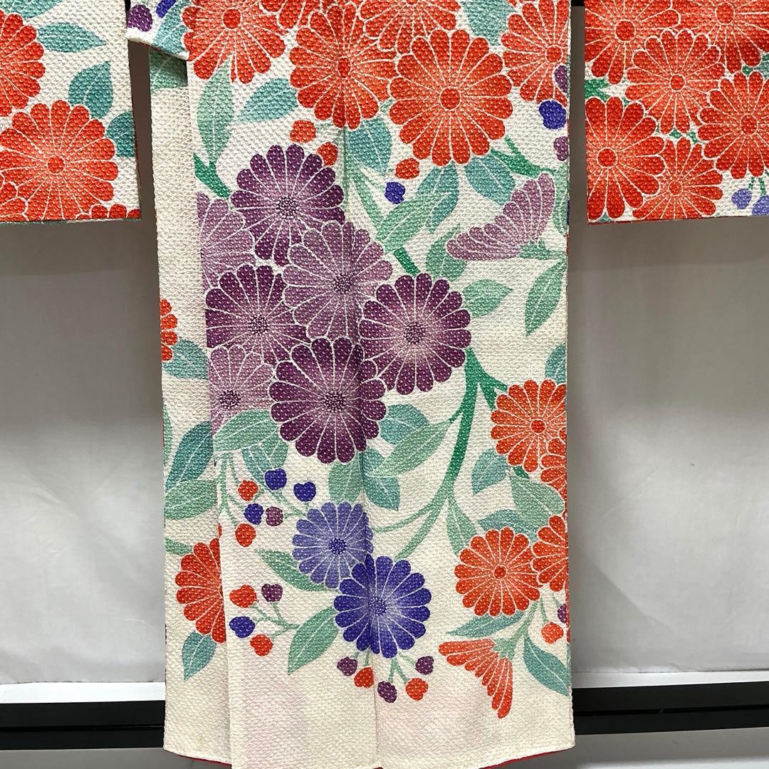 b86 藤娘きぬたや　本総絞り　振袖　正絹　棒衿　着物