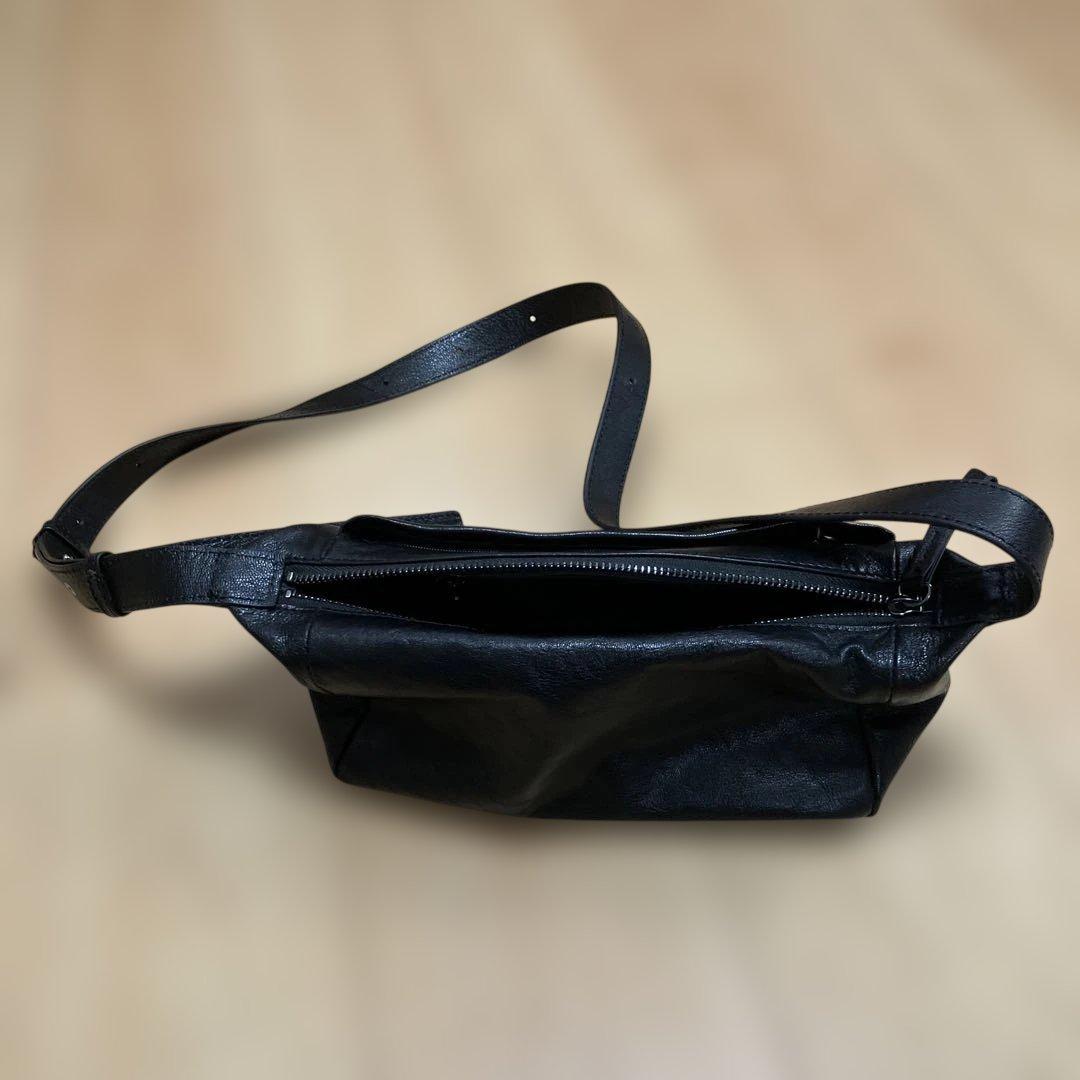 ear ショルダーバッグ バッグ 「本革/220g」ボックスショルダーバッグ