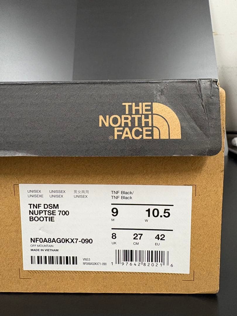 TNF × DSM Nuptse 700 Bootie 27cm ヌプシ