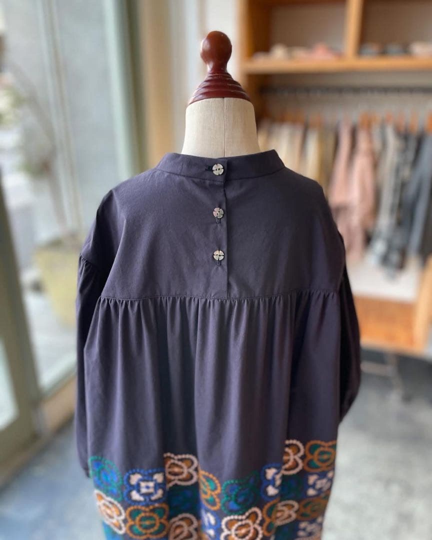 【パルウス 1021】ミナペルホネン blumen ワンピース 110