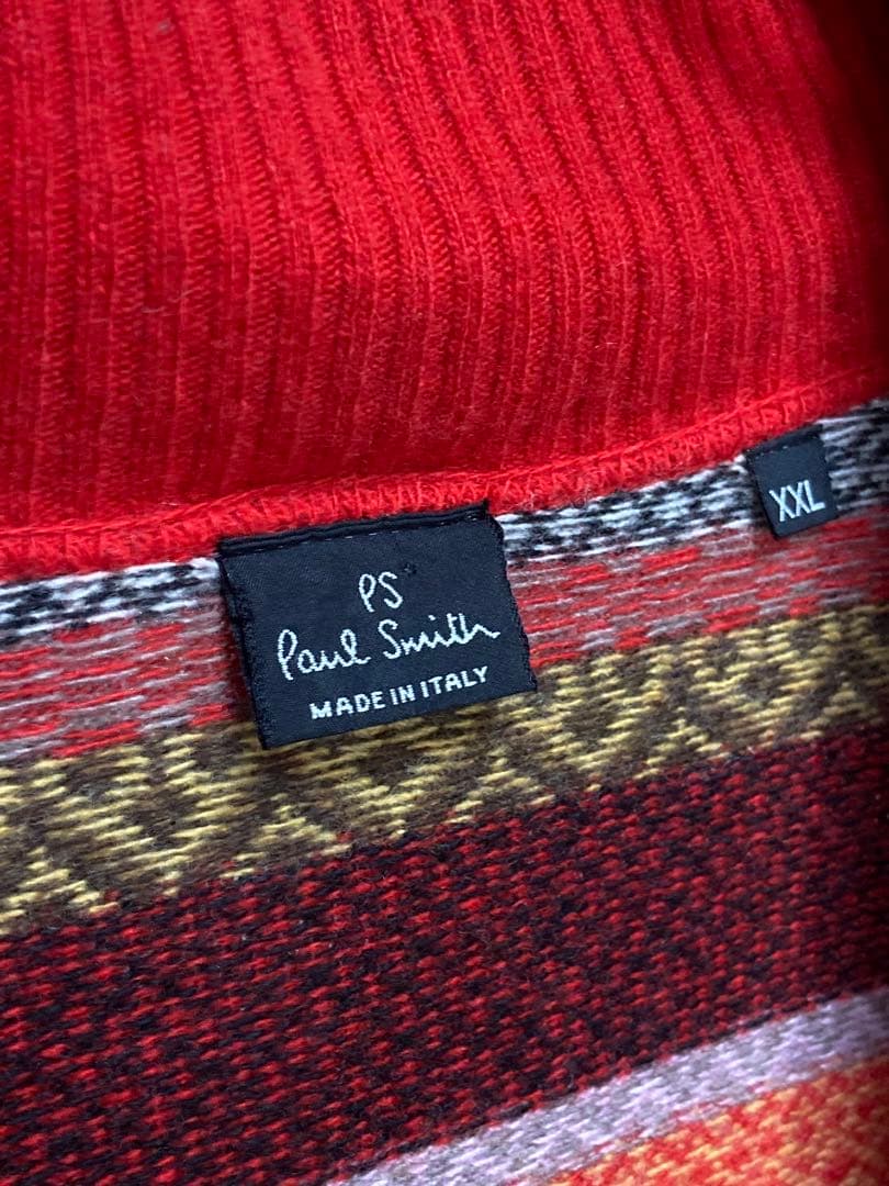 【希少XXL/カシミヤ混】PS Paul Smith カーディガン イタリア製