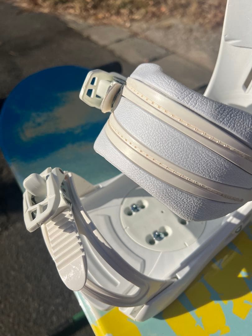 状態良 110㎝ キッズ用 スノーボードの板とビンディングのセット