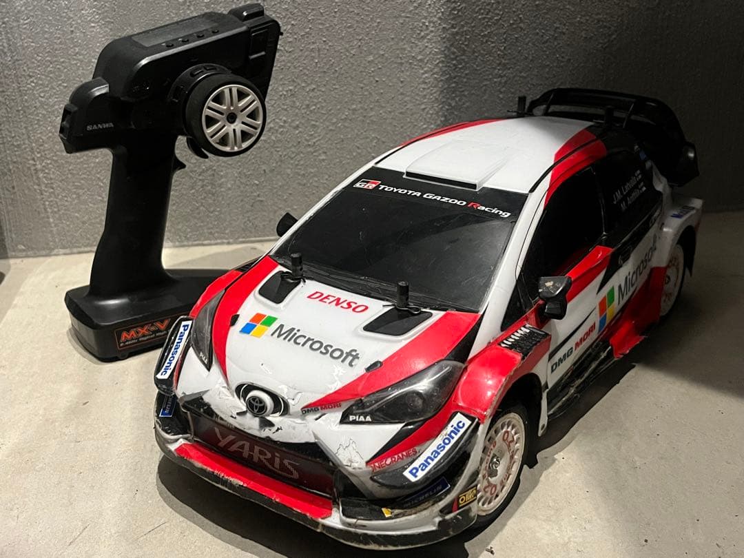 ク*ン様 タミヤ DF-03Ra ヤリス　ボディ　ラリースタートセット