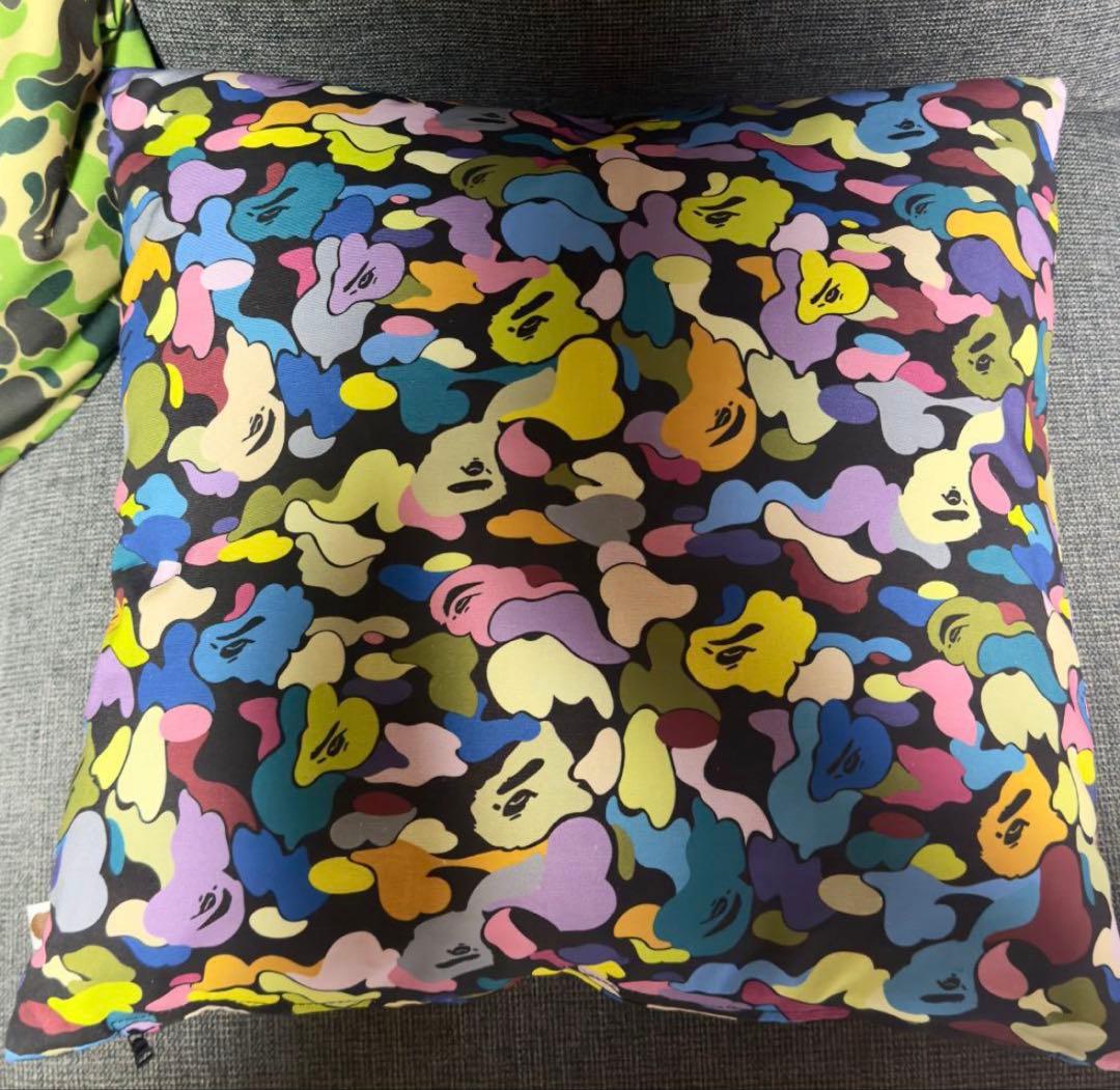 BAPE クッション 5点セット 美品 迷彩＆レインボー