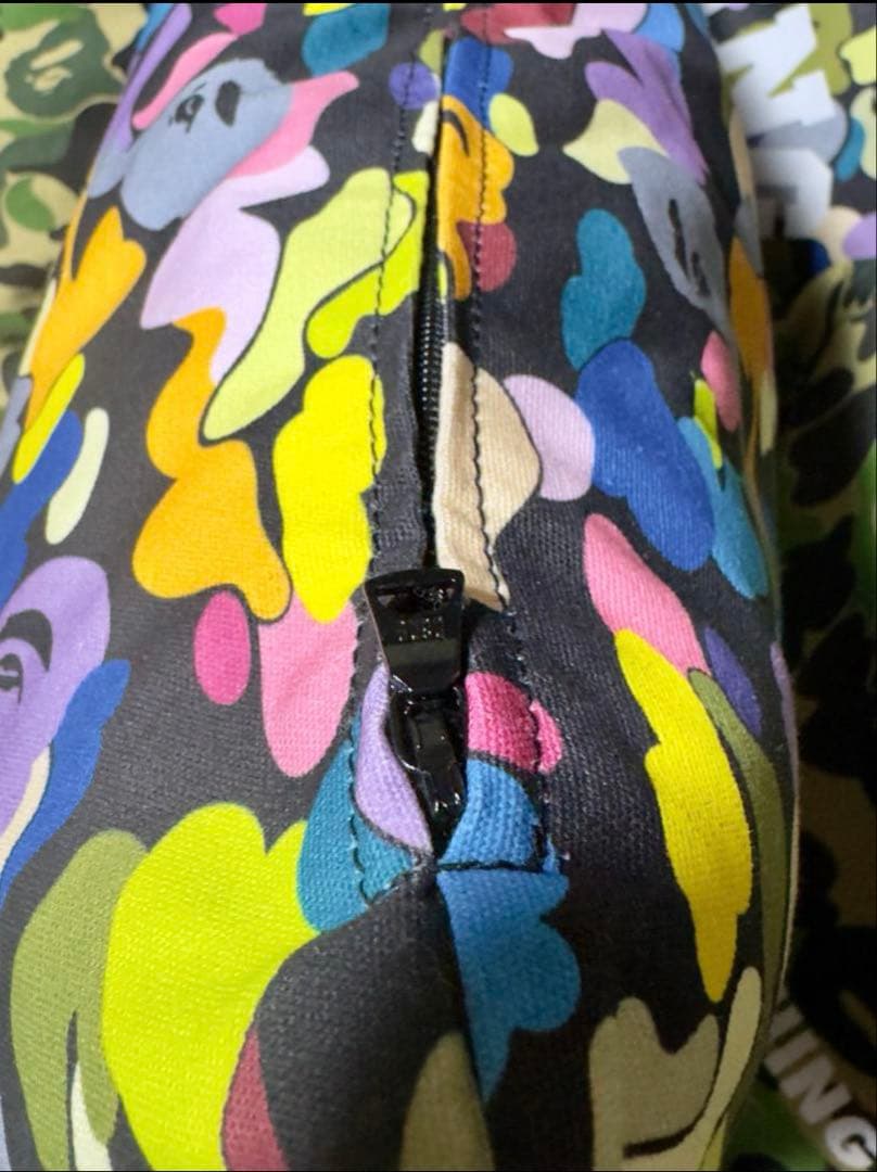 BAPE クッション 5点セット 美品 迷彩＆レインボー