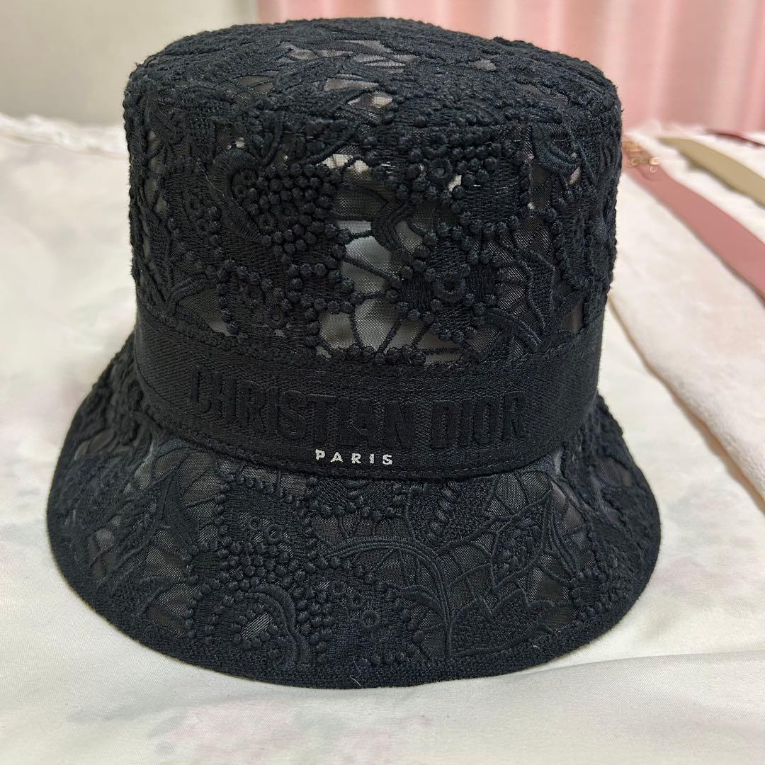 Christian Dior ブラック バケットハット サイズ58