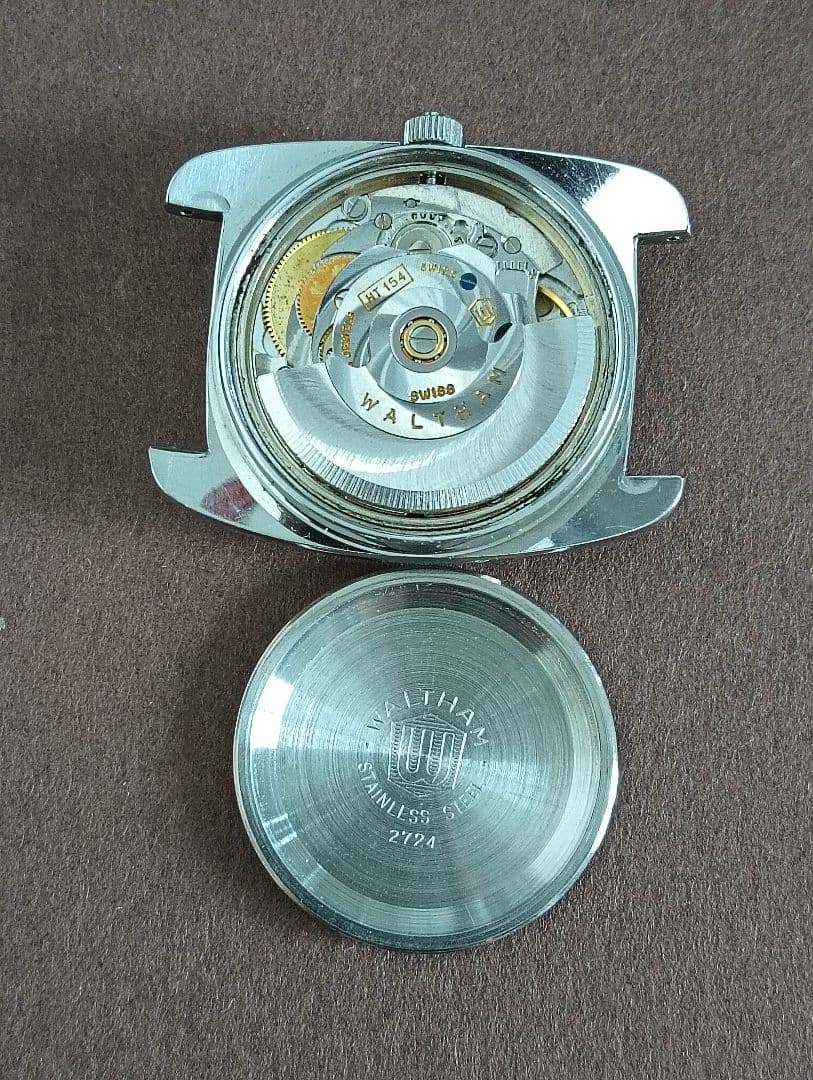 n*i様 WALTHAM 自動巻きメンズ　ETA．2724ムーブメント　稼働　新