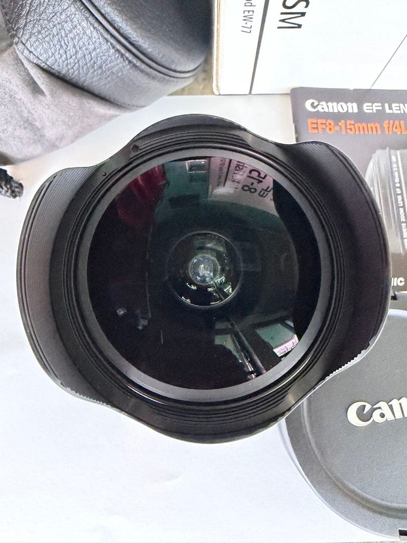【美品】CANON/キャノン EF8-15mm F4L フィッシュアイ USM