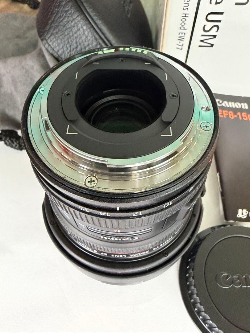 【美品】CANON/キャノン EF8-15mm F4L フィッシュアイ USM