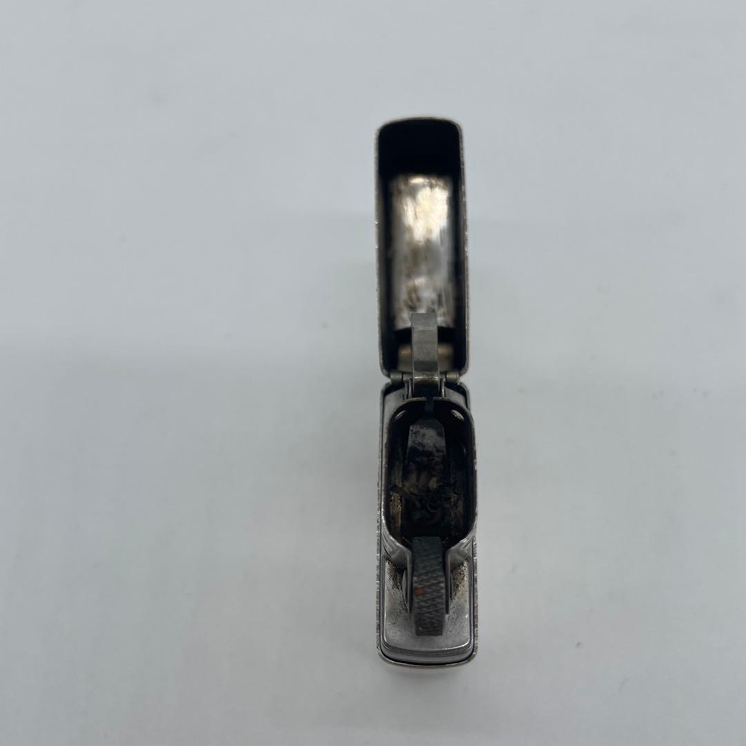 純銀　ZIPPO 33g ジッポー ライター SILVER 彫刻　中古