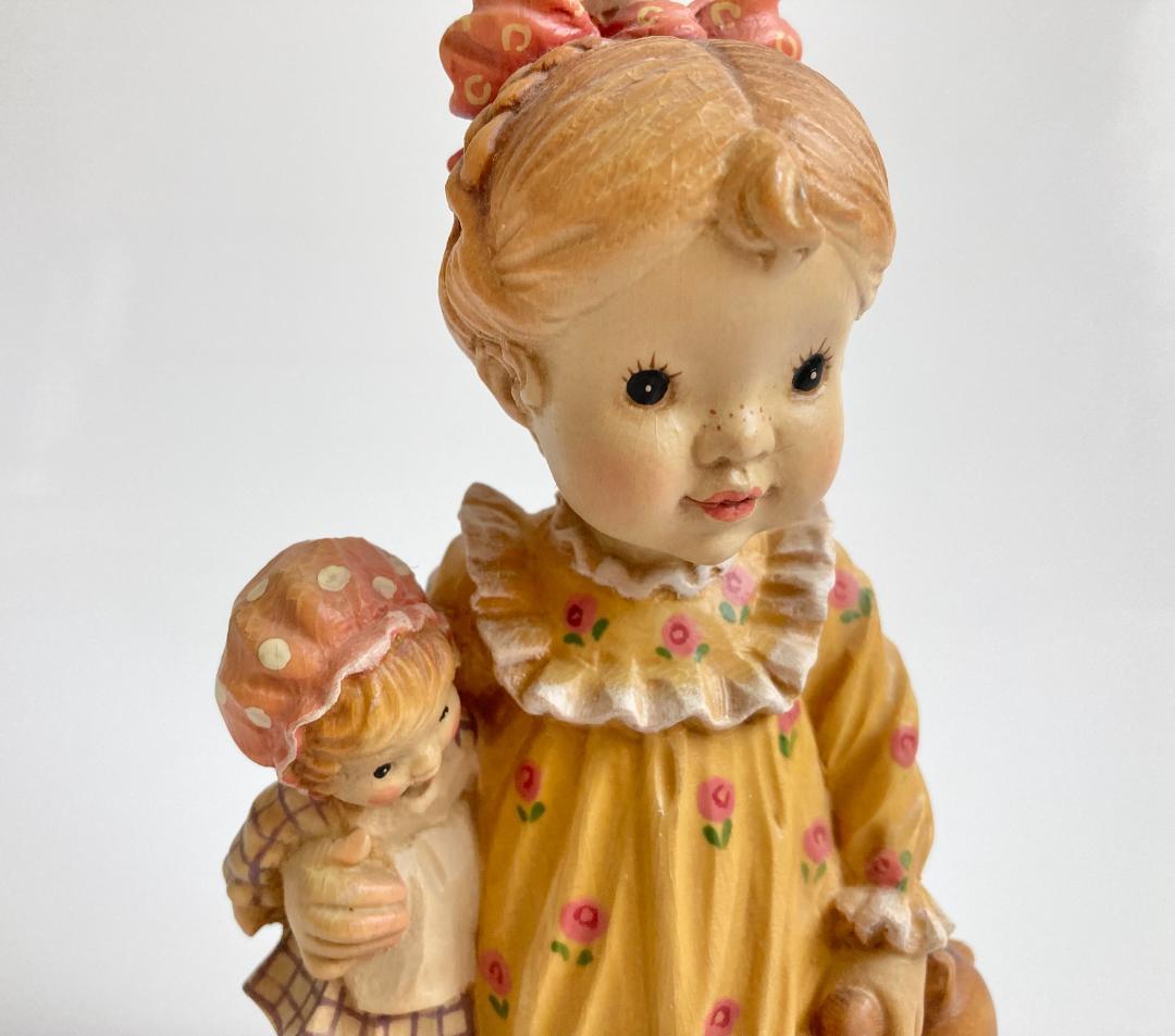 ANRI アンリ Nightie Night 木彫り人形 サラ・ケイ 17cm