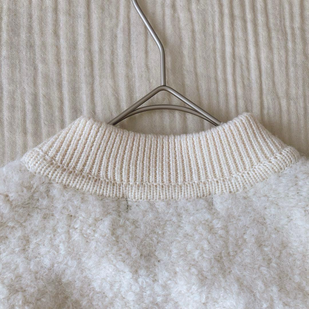 ２３区　ボア　ブルゾン　アウター　アルパカウール　ジャケット　４４　XL