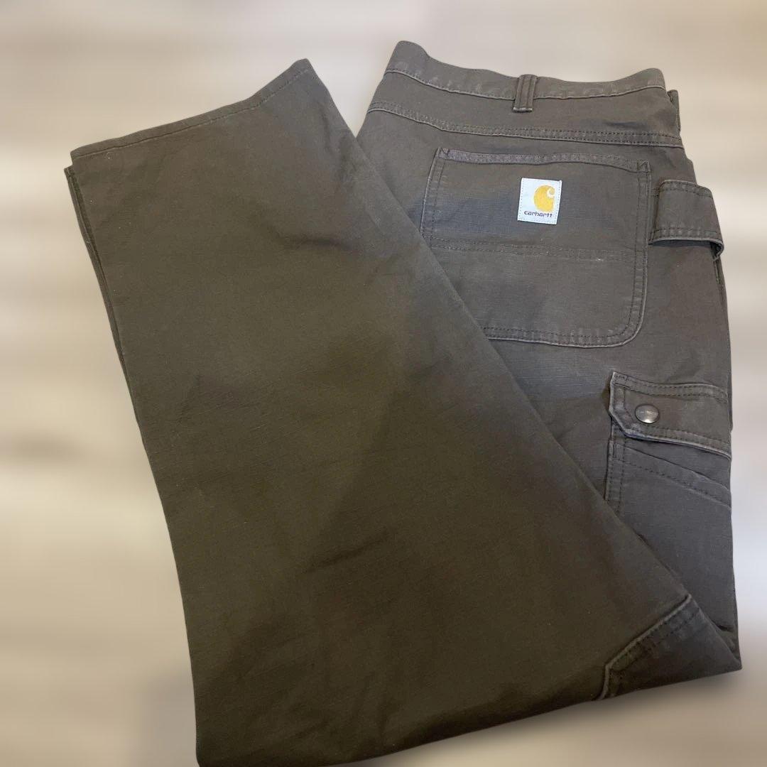 あ*き様 Carhartt ダークブラウン カーゴパンツ ダブルニー サイズ40