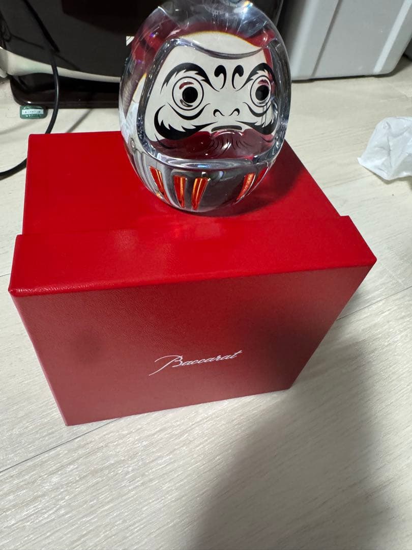Baccarat バカラ　置物　だるま