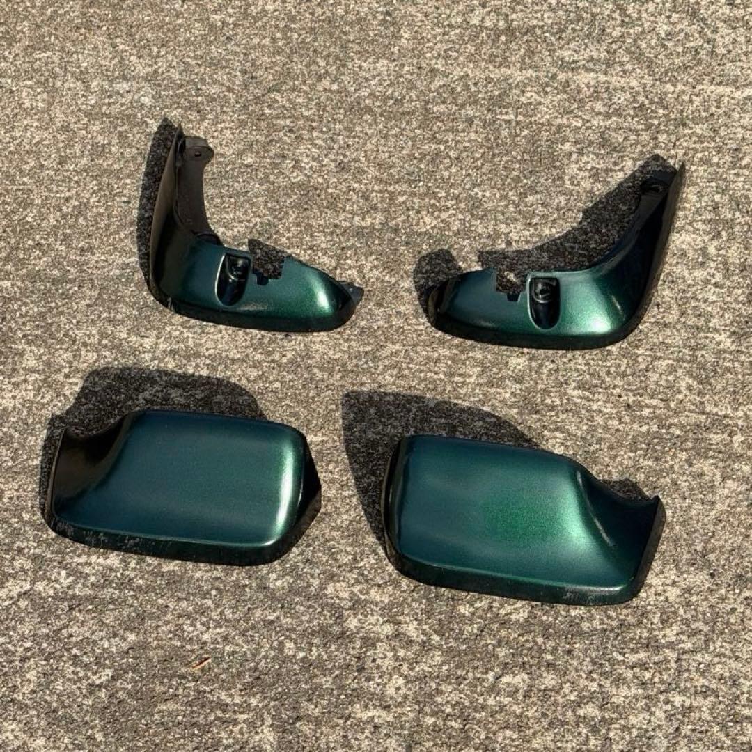 ■L700S_純正オプション_マッドガード_グリーン_前後_泥よけ_ミラジーノ