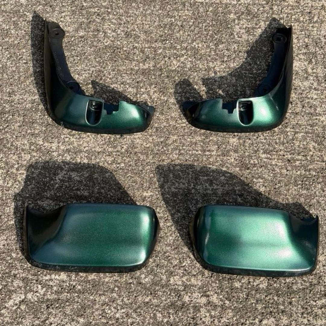 ■L700S_純正オプション_マッドガード_グリーン_前後_泥よけ_ミラジーノ