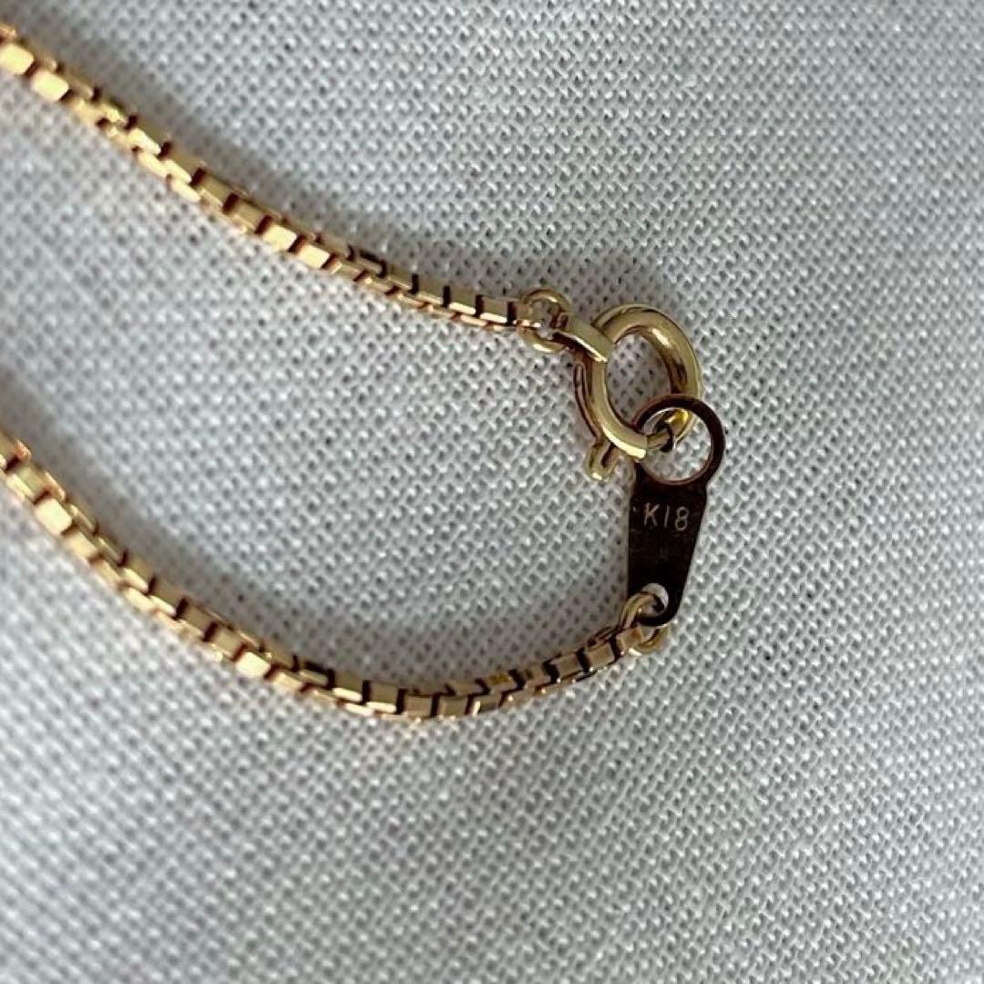 K18　ベネチアンチェーンネックレス　18金
