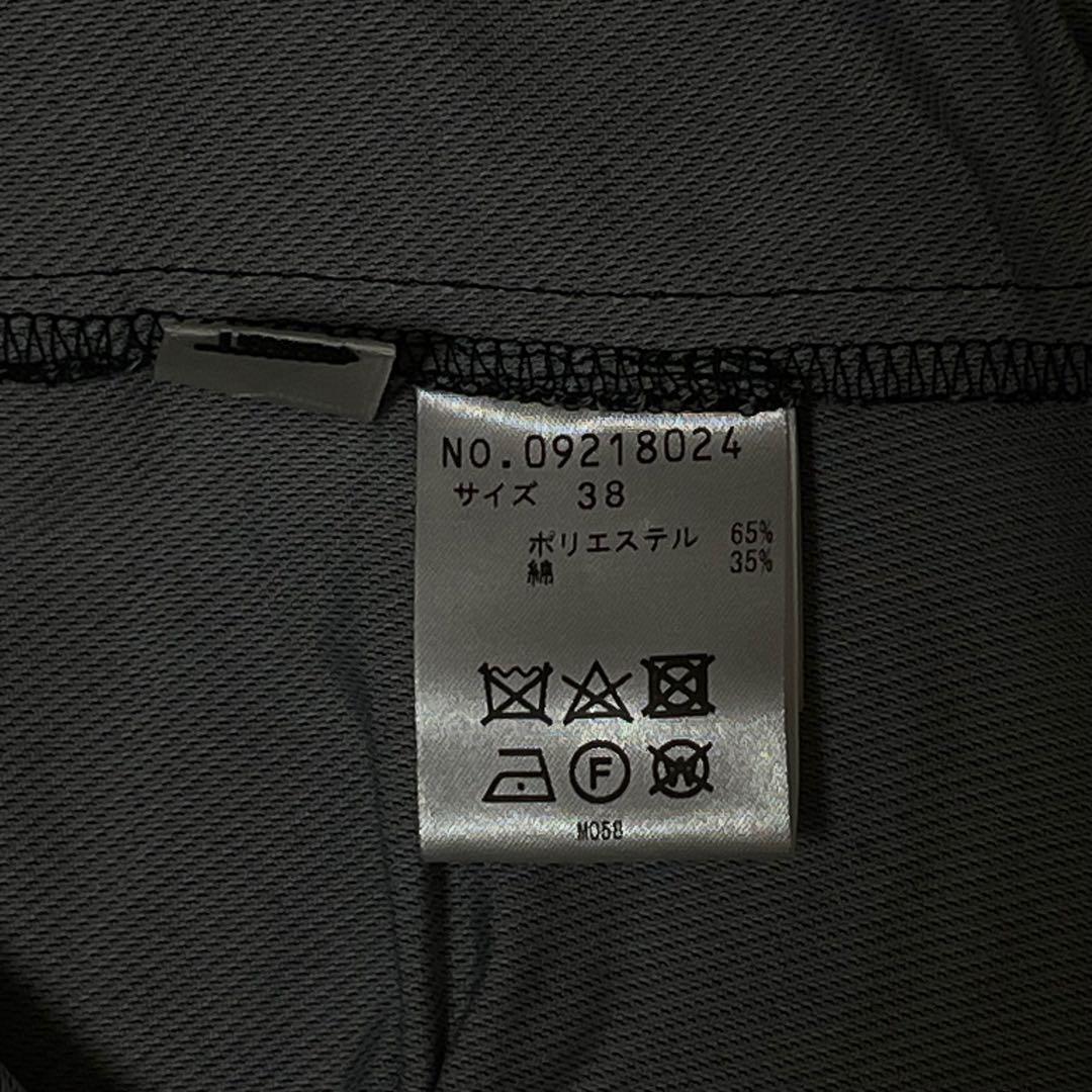 極美品☆センソユニコ t.b 変形 ノースリーブ ワンピース サイズ38 グレー