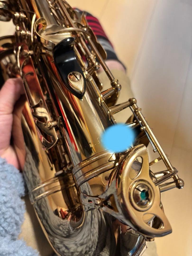 サックス本体 ゴールド ケース付き