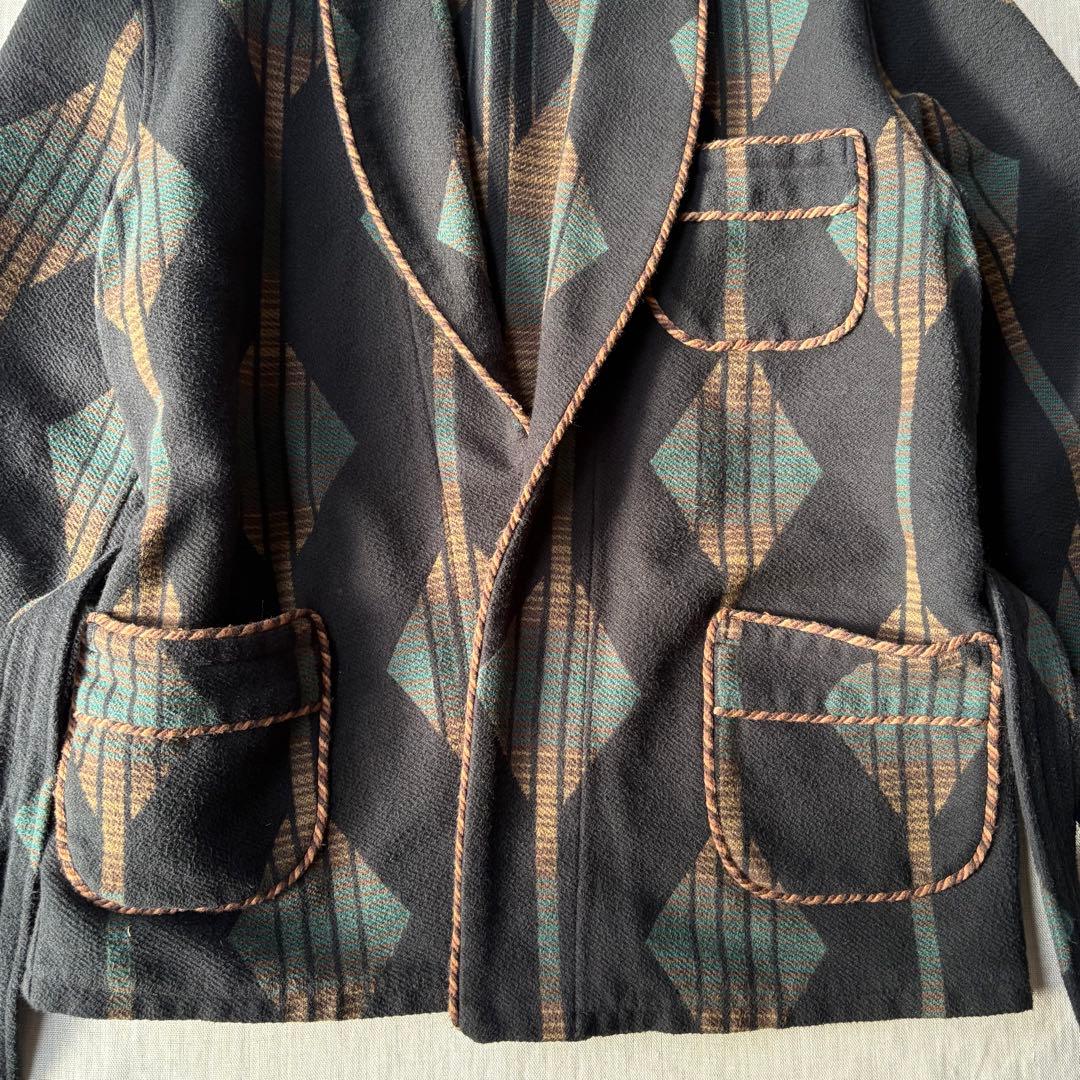 RATS ラッツ インディアンローブ ネイティブ柄 ガウン 日本製 L