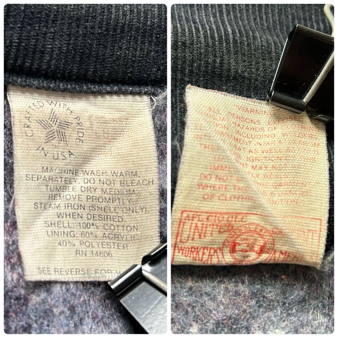 【100周年】80s 星タグ カーハート ミシガンチョアコート ネイビー 40