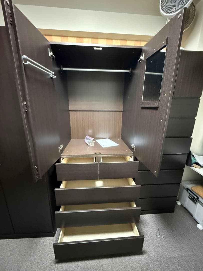 【まめ師匠さま専用】ニトリ　洋服ダンス　アーデル２ ８０B