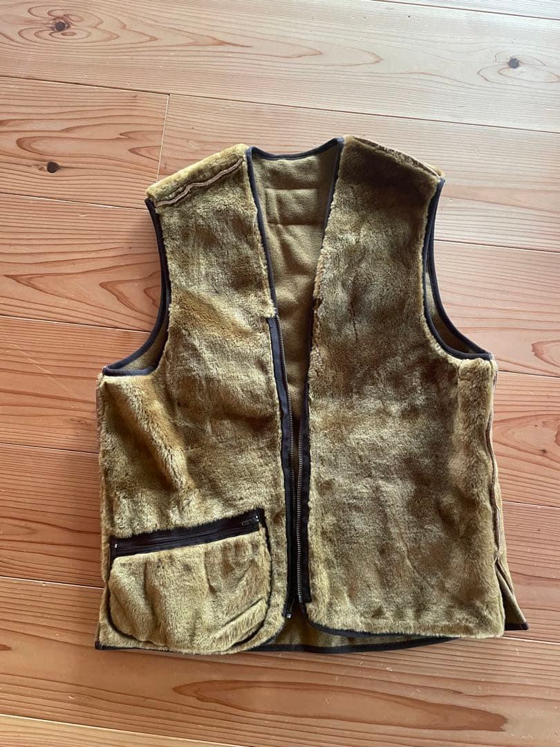 Barbour ボア ベスト ベージュ 40 ユニセックス