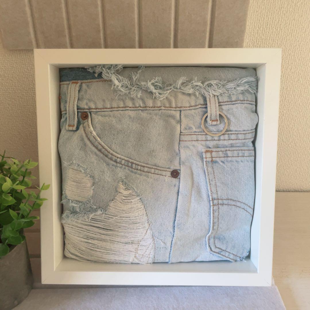 デニム リメイク パネル