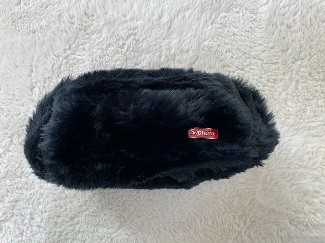 Supreme Ushanka Hat 黒　M/Lサイズ