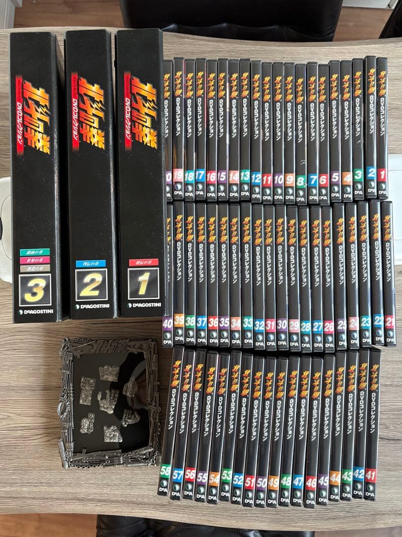 北斗の拳　デアゴスティーニ DVD全58巻　冊子・ザコキャラピンズ付