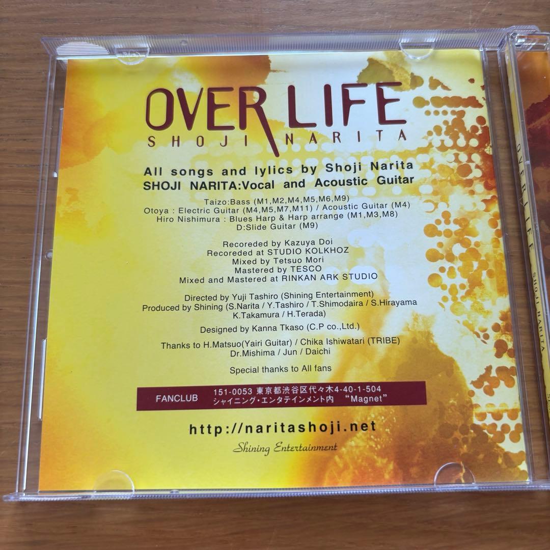OVER LIFE 成田昭次 男闘呼組 CD
