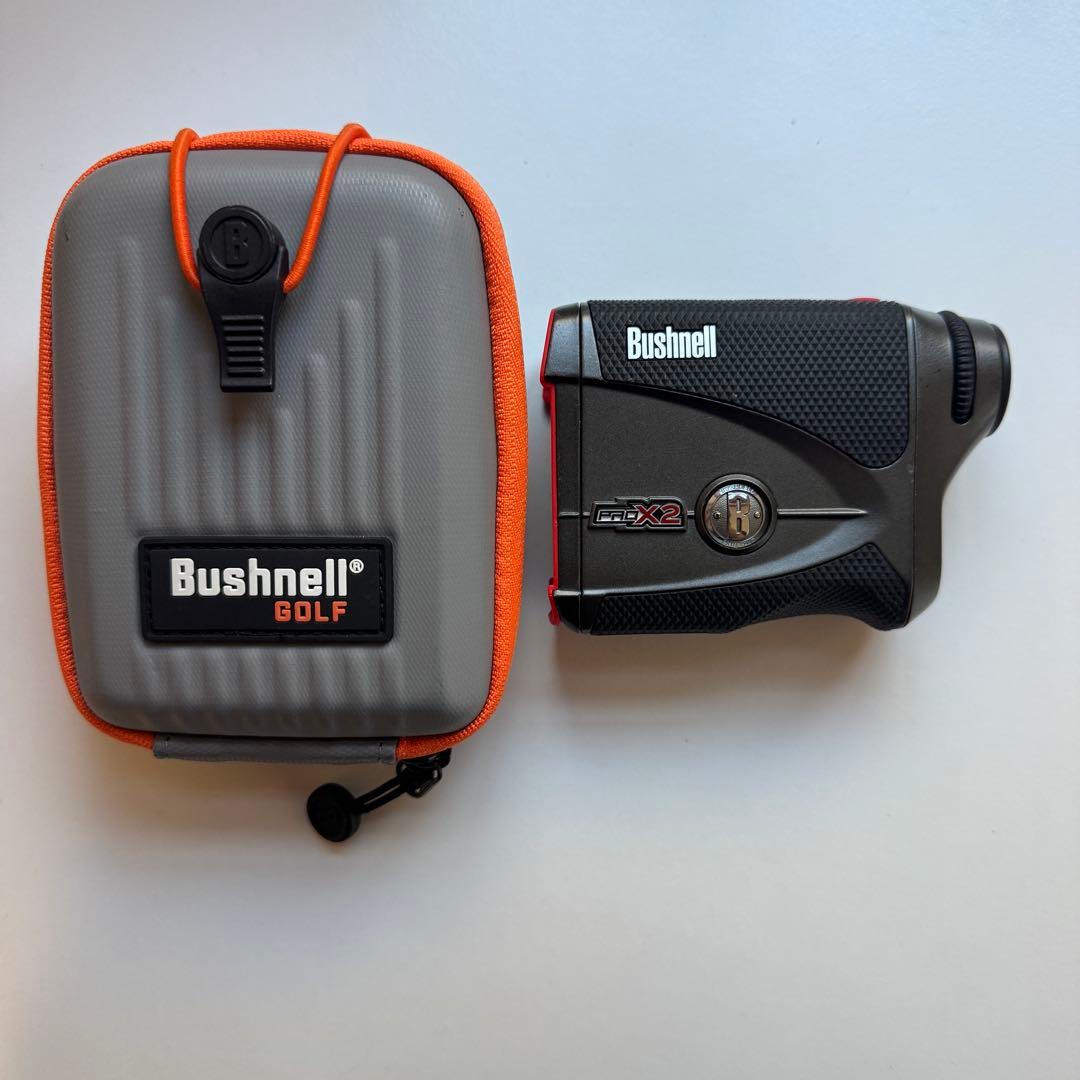 【美品】Bushnell Pro X2 ゴルフ用距離計　専用ケース付属