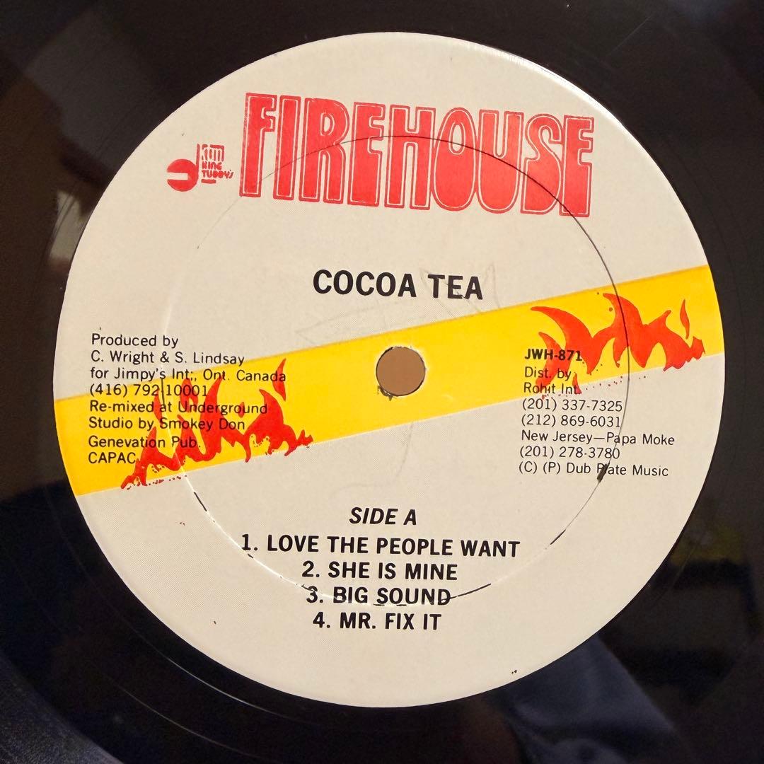 Killer！Cocoa Tea LP Firehouseレゲエ レコード