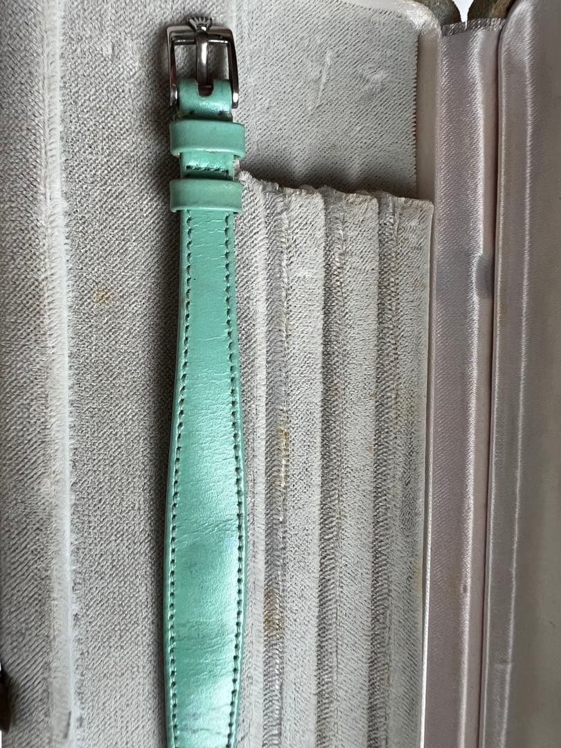 Rolex カメレオン純正尾錠　純正ベルト　グリーン