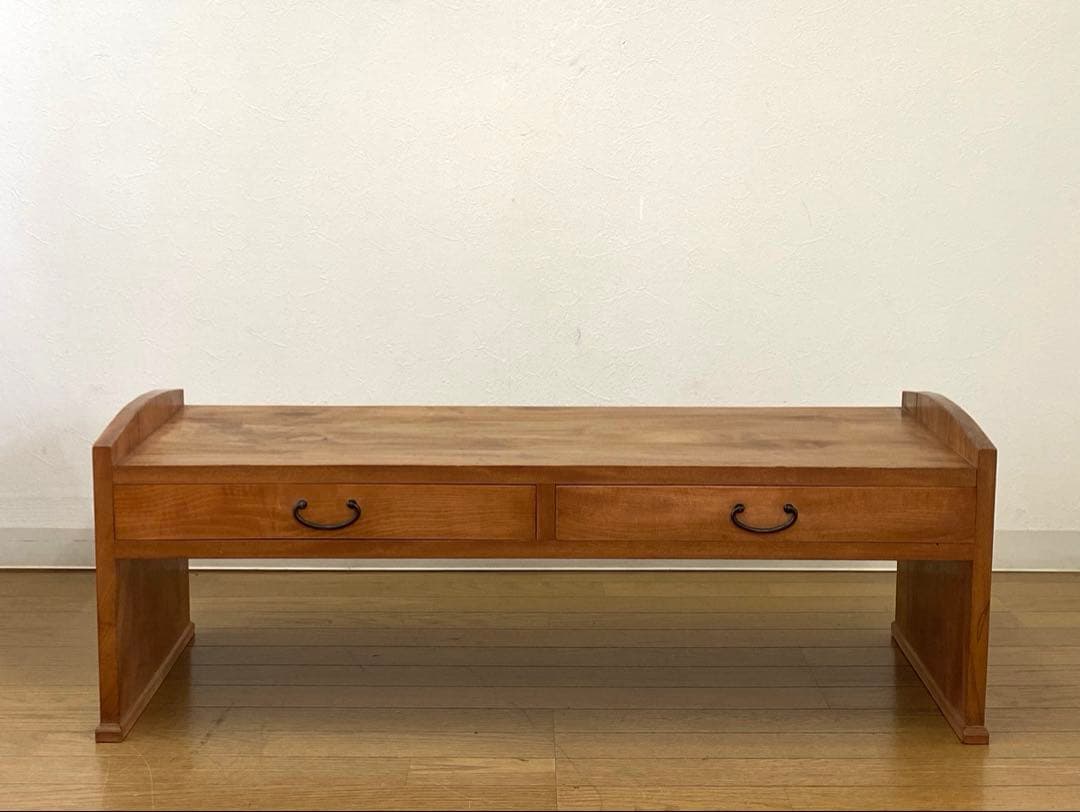 アンティーク レトロ 木製 無垢 文机 テーブル 飾り台 インテリア 古民具