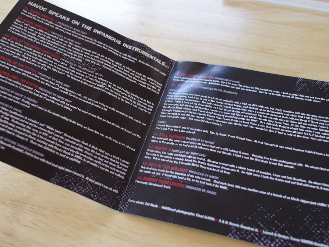 洋楽 THE INFAMOUS INSTRUMENTALS / MOBB DEEP