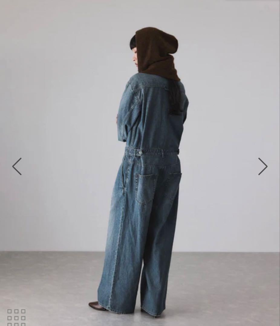【アダムエロペ】　デニムジャンプスーツ