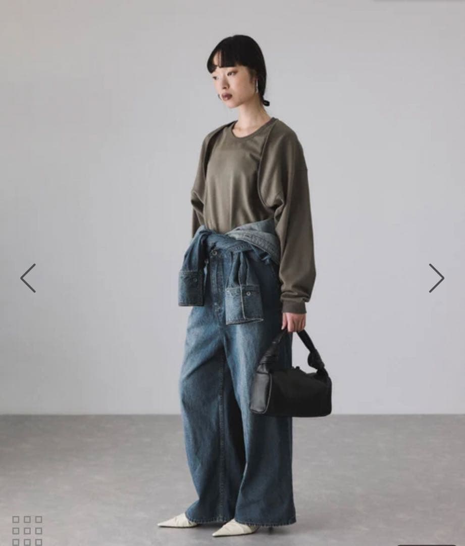 【アダムエロペ】　デニムジャンプスーツ