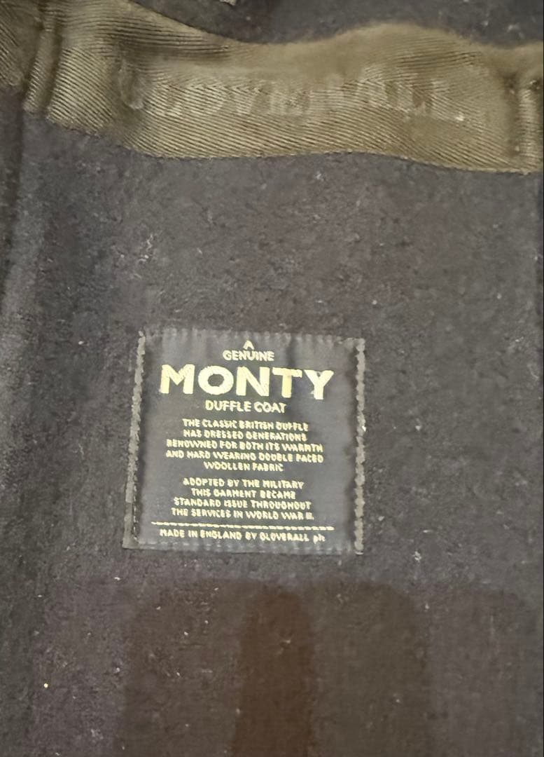 イングランド製 gloverall MONTY ダッフルコート モンティ 濃紺
