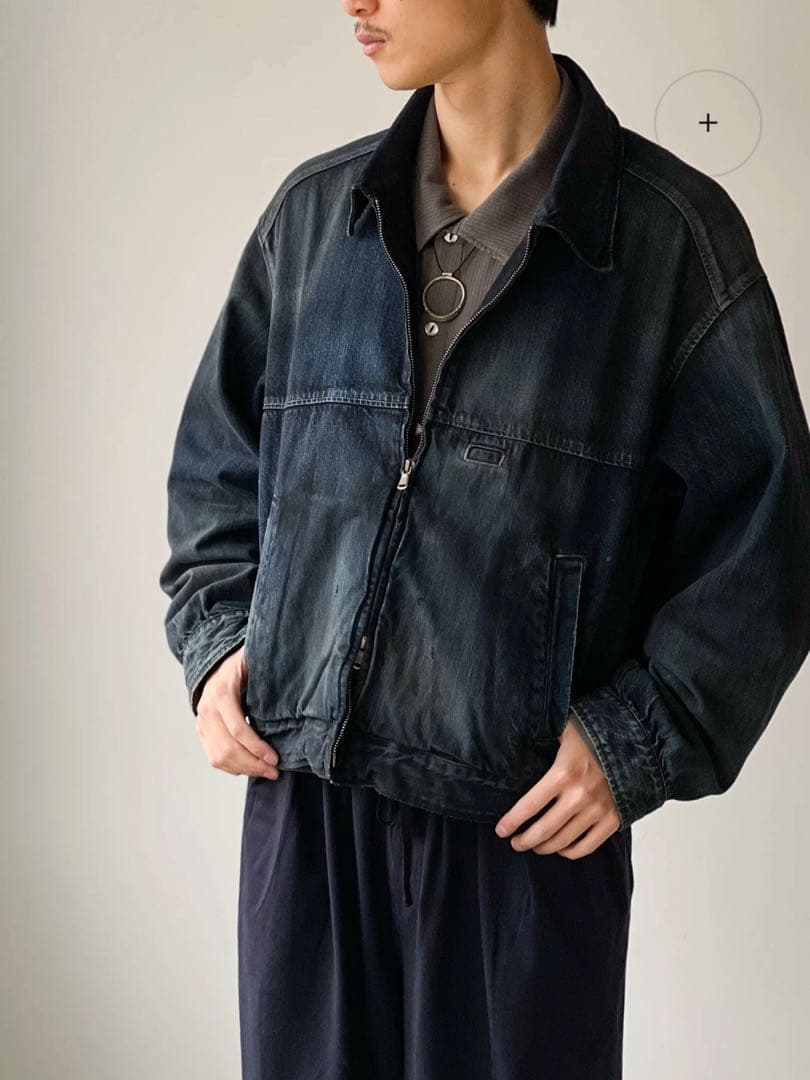 ジャケット・アウター ANCELLM26ss DENIM ZIPUP JACKET - BLACK2