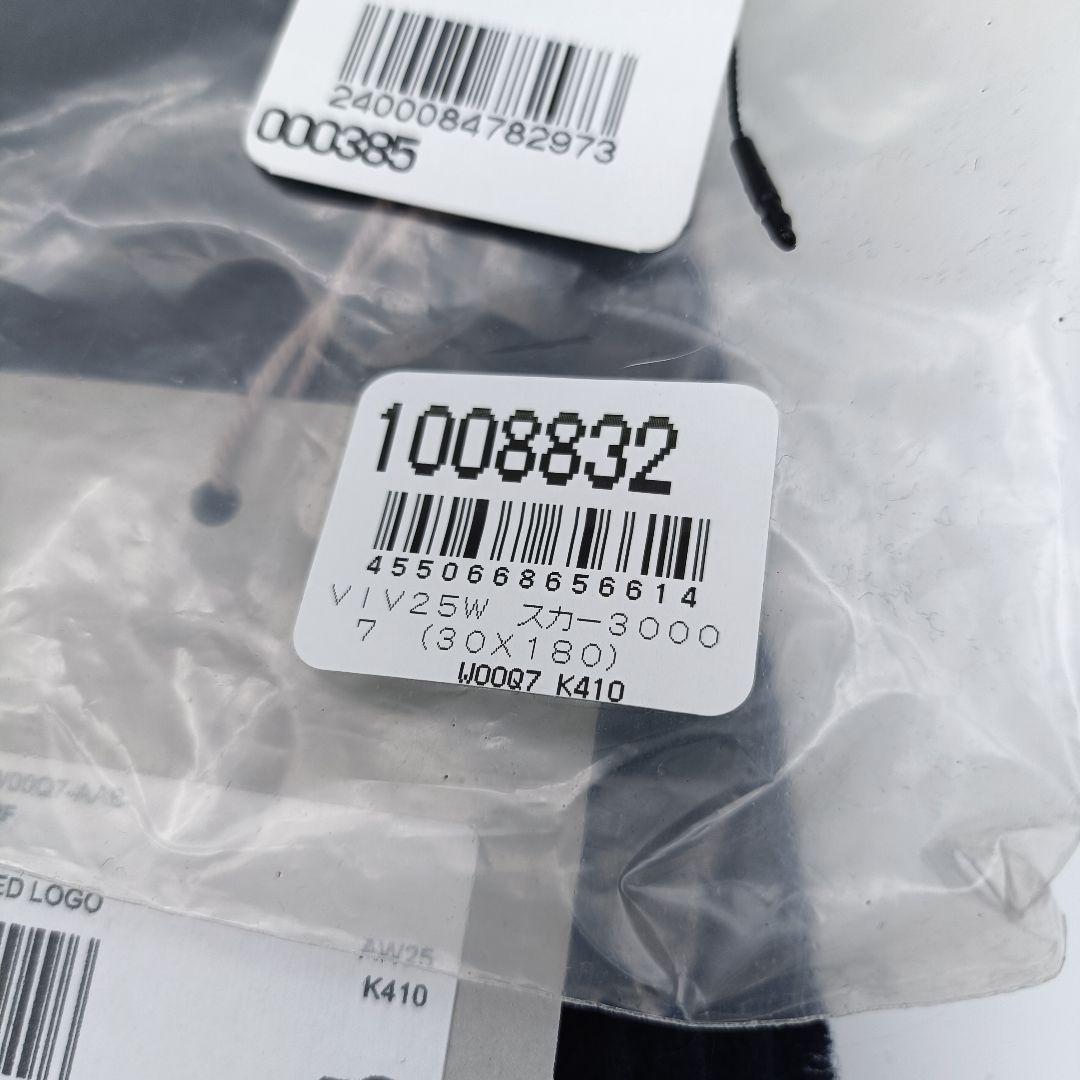 未使用 【タグ付き】ヴィヴィアンウエストウッド マフラー 刺繍 ネイビーブルー