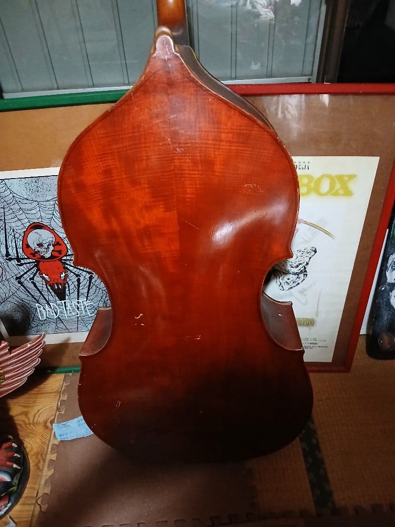 現地取りに来てくれる方のみsuzuki ウッドベースコントラバス 使用感あり