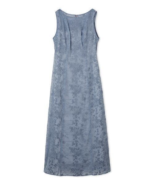 スナイデル　エンブロイダリーシアーレイヤードドレス