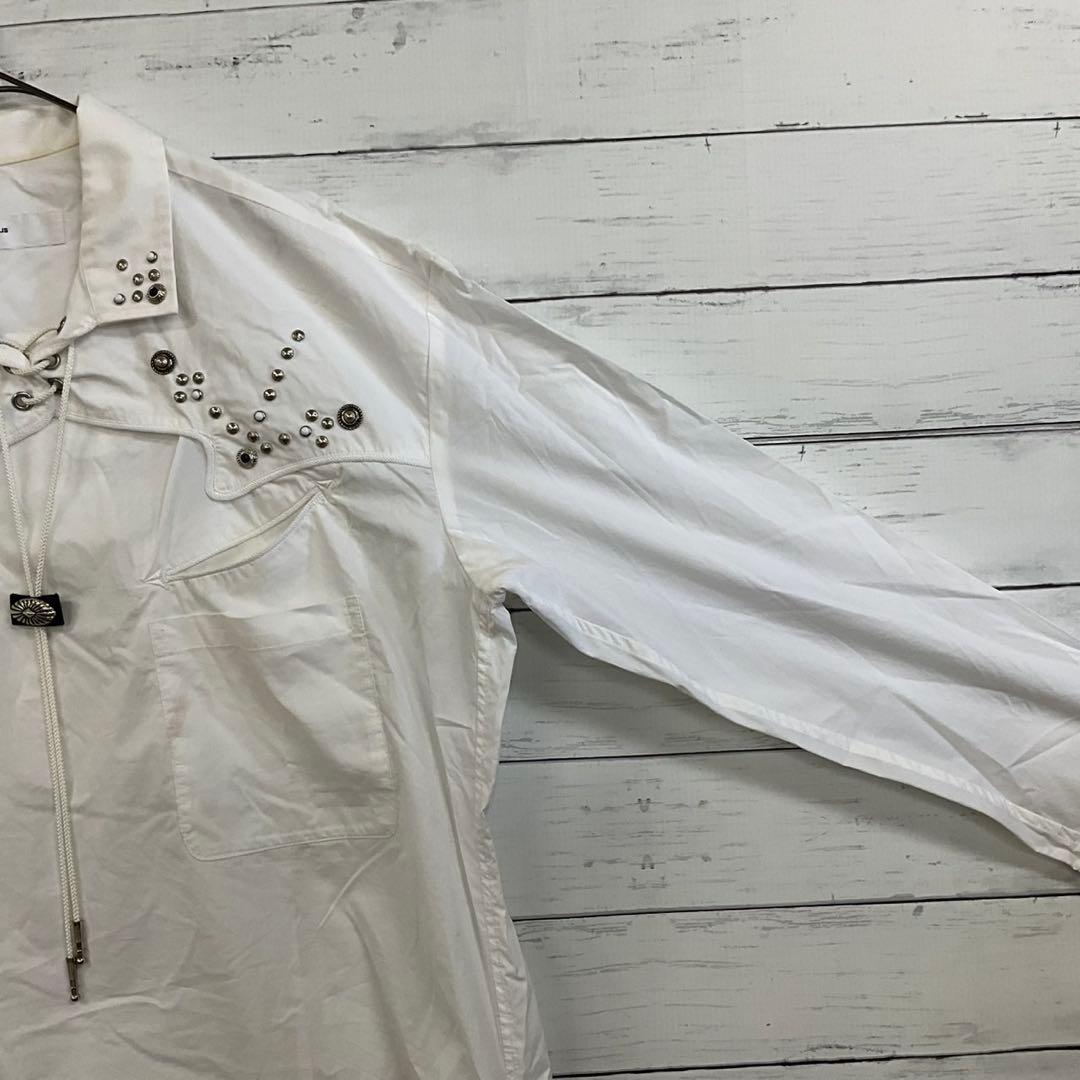 TOGA VIRILIS ウエスタンシャツ ホワイト L 個性派 トレンド