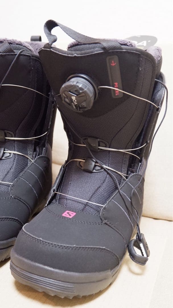 最終値下げ!未使用 Salomon スノーボードブーツ BOAシステム ブラック