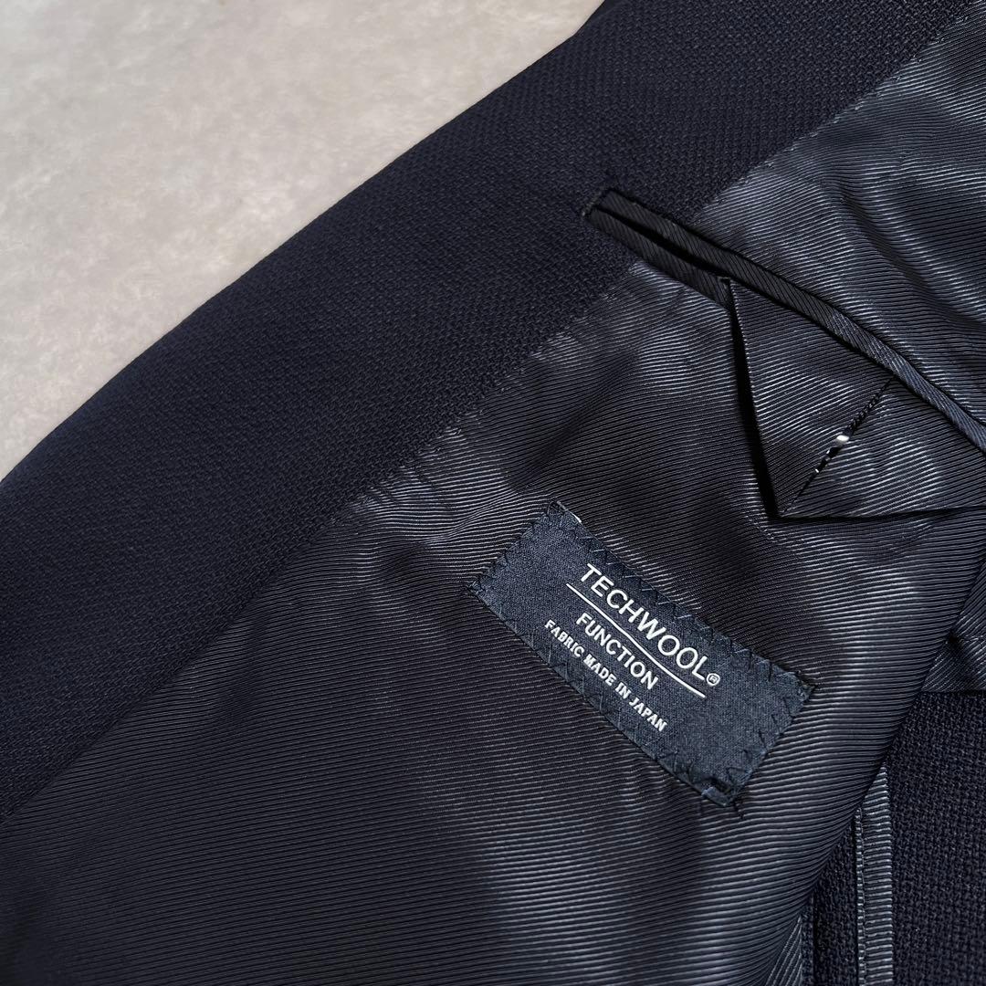 【美品】メーカーズシャツ鎌倉 ウールホップサックテーラードジャケット 48