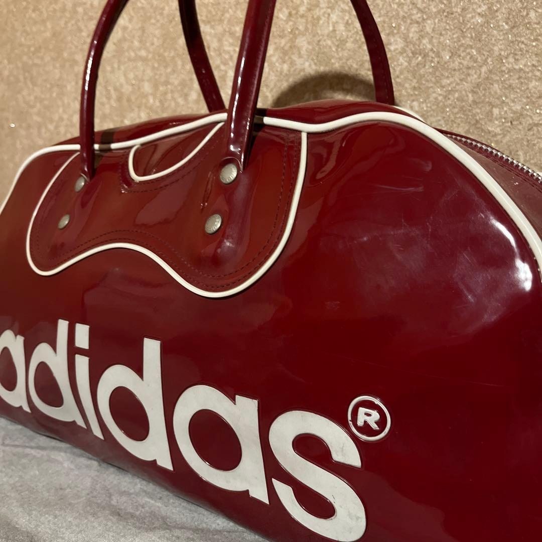 バッグ 80s old adidas enamel hand bag