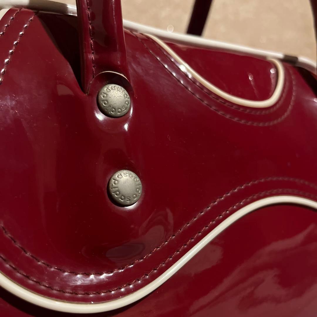 バッグ 80s old adidas enamel hand bag